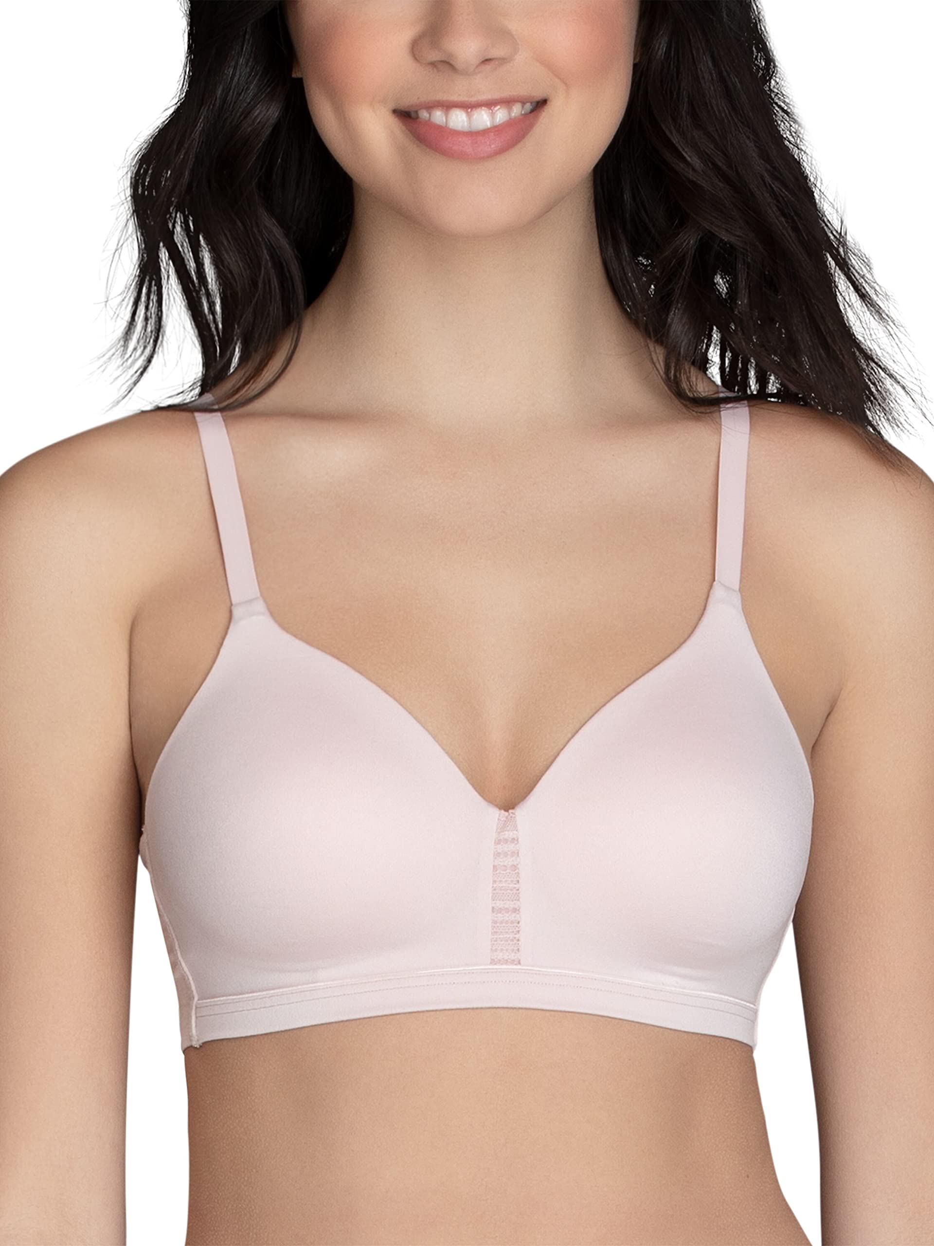 Vanity Fair Women's Wireless Beyond Comfort Bra with Seamless Back (34B-44DD) - Ultra Soft Support for Everyday Wear, Workouts & Lounge