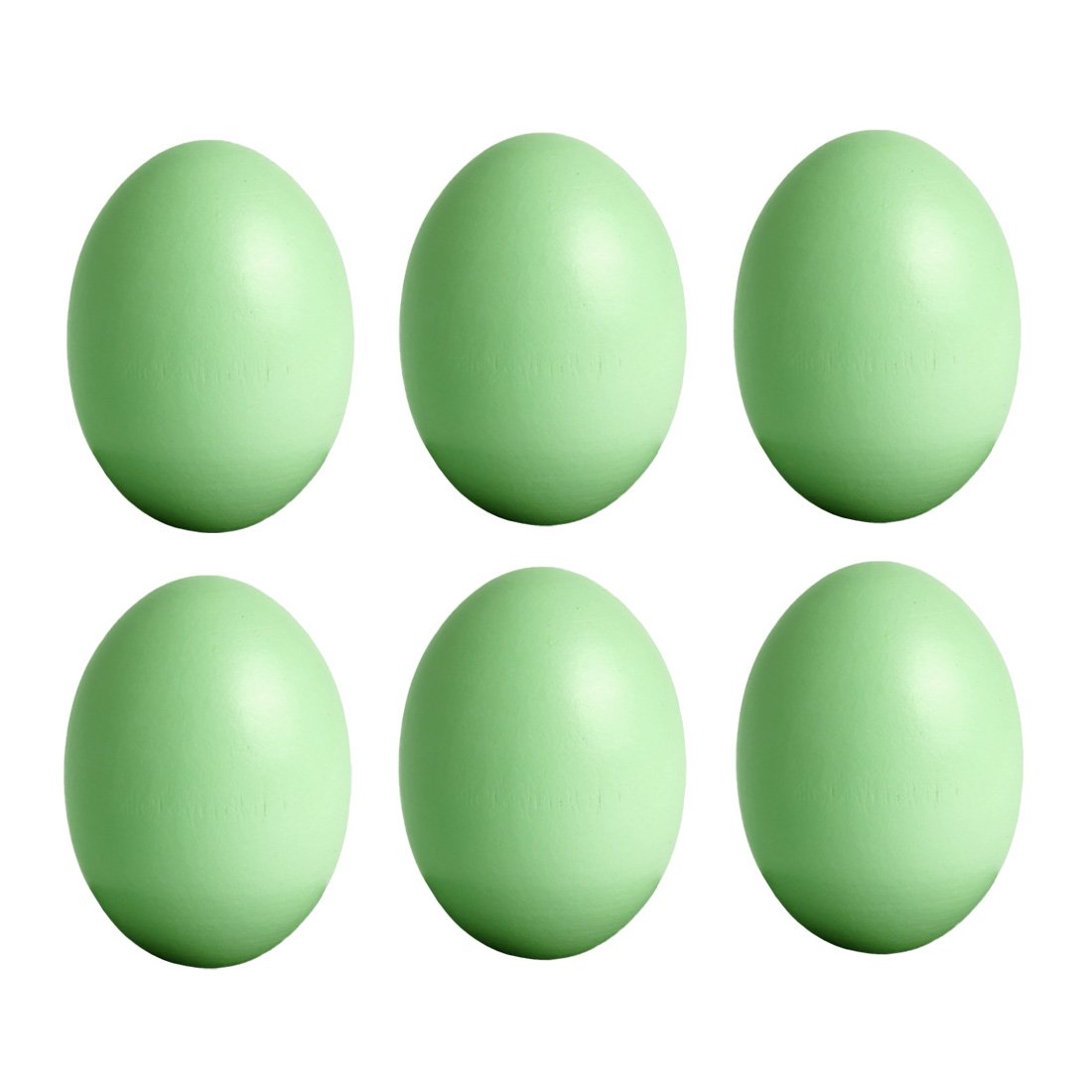 Andux 6-Pack Wooden Easter Eggs for DIY Painting - Easter & Christmas Decorations - Perfect for Holiday Crafts, Home Decor, and Party Favors - MZJJD-01