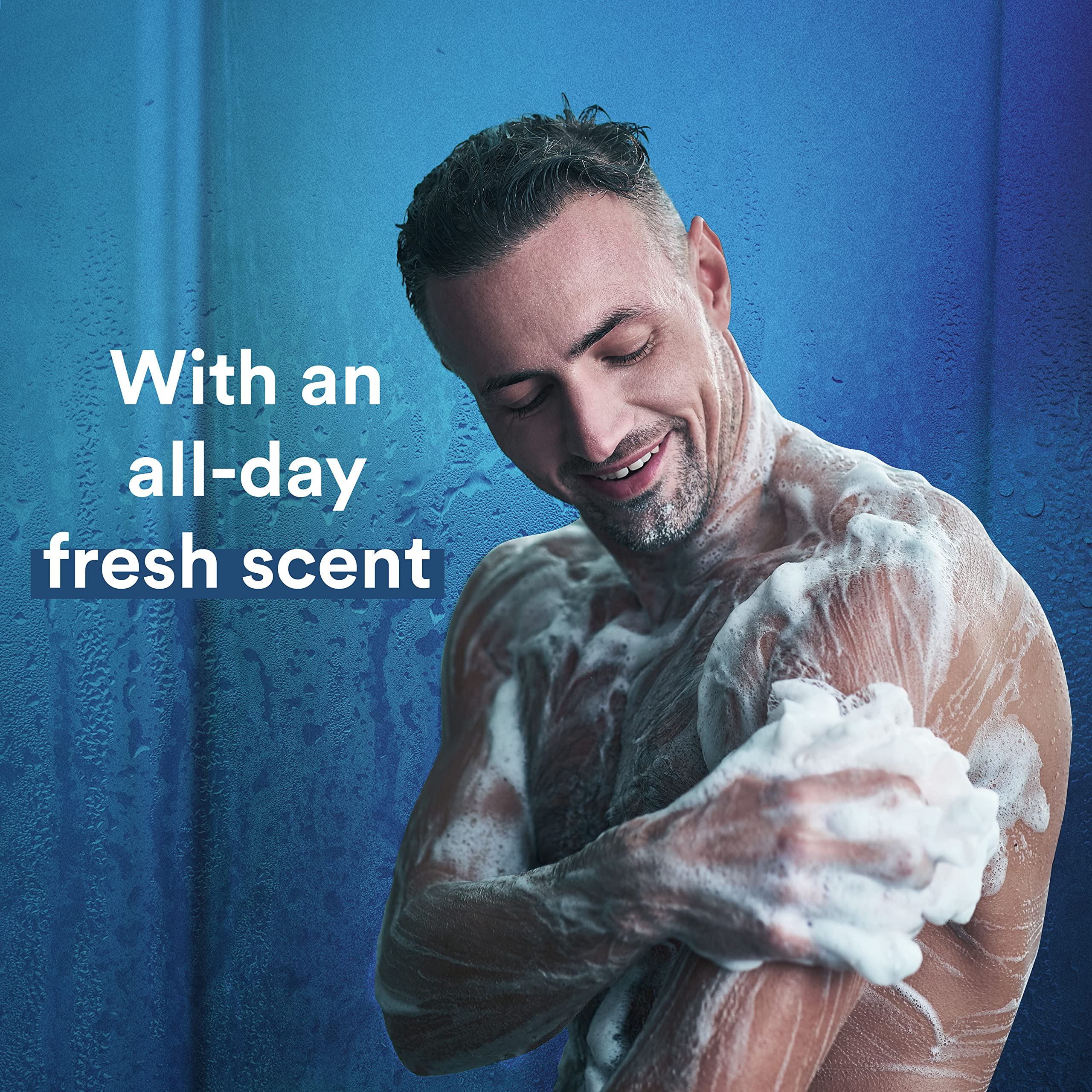 Suave Men Face & Body Wash 18 oz - Refreshing Moisturizing Cleanser for Men with All-Day Fresh Scent | Gentle Shower Gel for Face, Body & Post-Workout Use