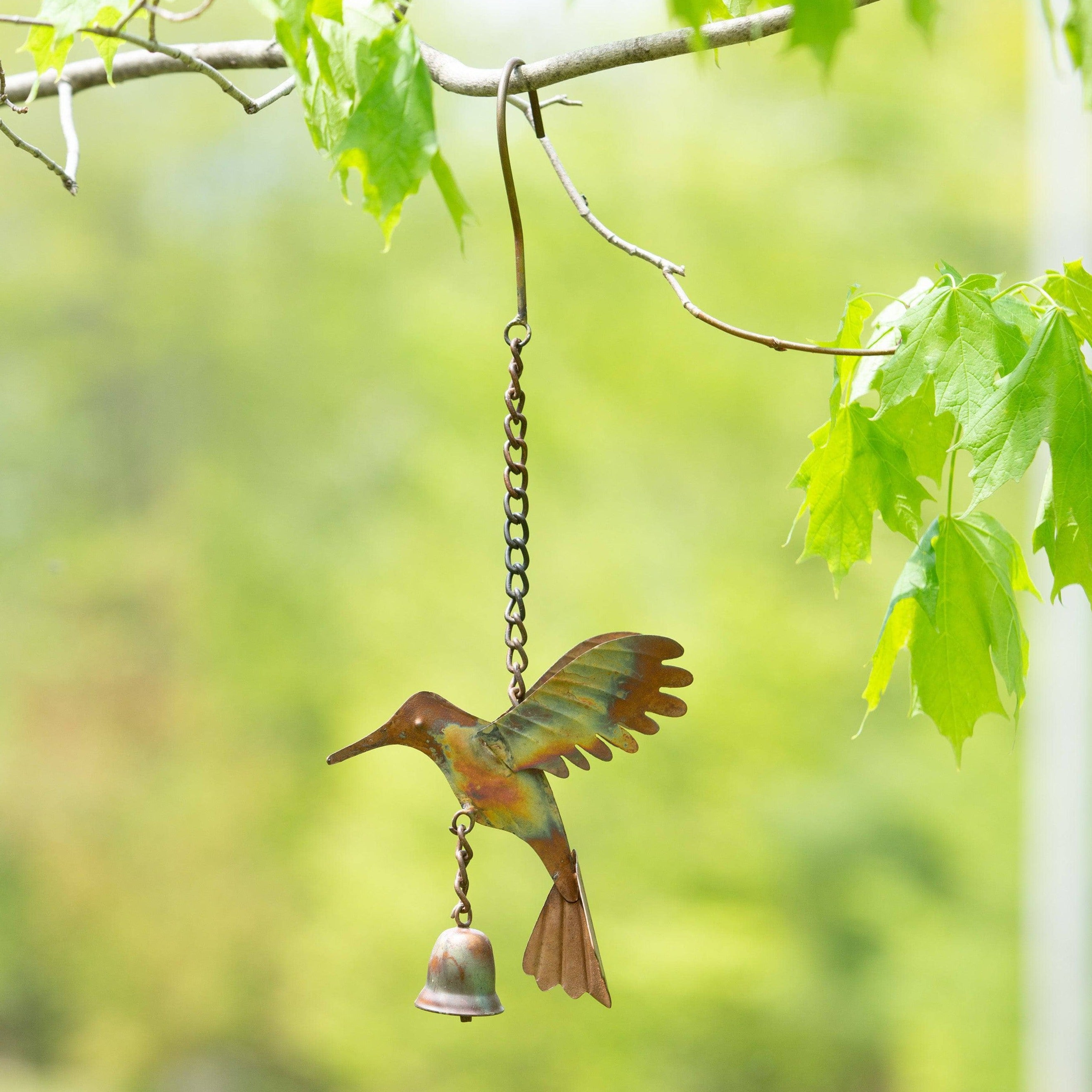 Hummingbird Flamed Glass Ornament - Handcrafted Home Decor for Christmas Tree, Gift, or Window Display