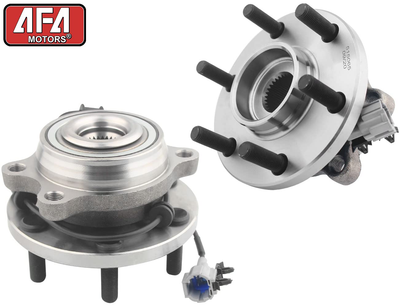 Premium Front Wheel Bearing Hub Assembly with ABS - 6 Lug Design - Compatible with Nissan Frontier, Pathfinder, Xterra & Suzuki Equator - 515065 Pair - Perfect for Off-Roading, Towing & Daily Driving