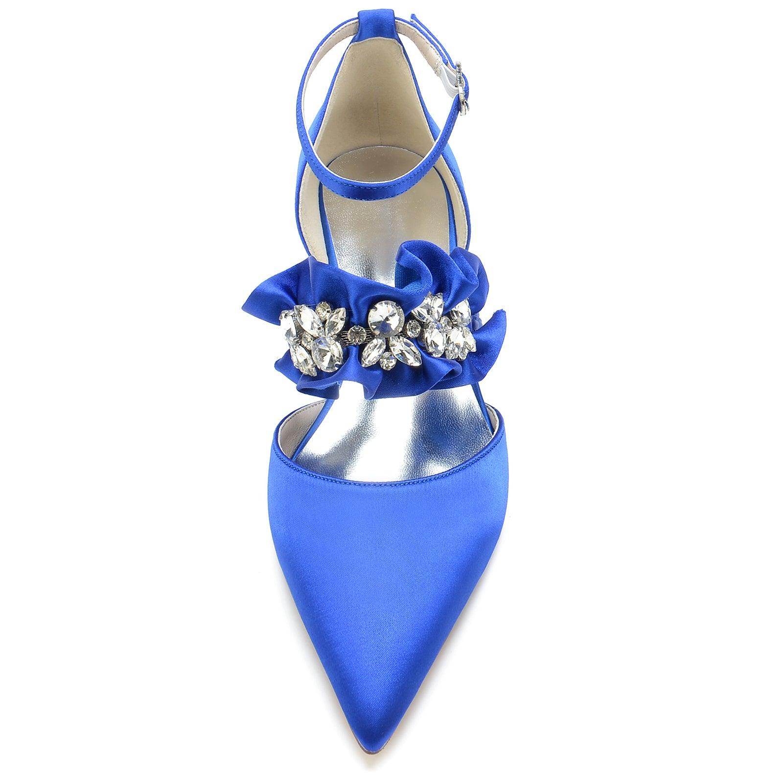 Flat Heel 2.5cm Silk-Like Comfortable Women's Shoes CK0246 - Perfect for Office, Wedding & Casual Wear