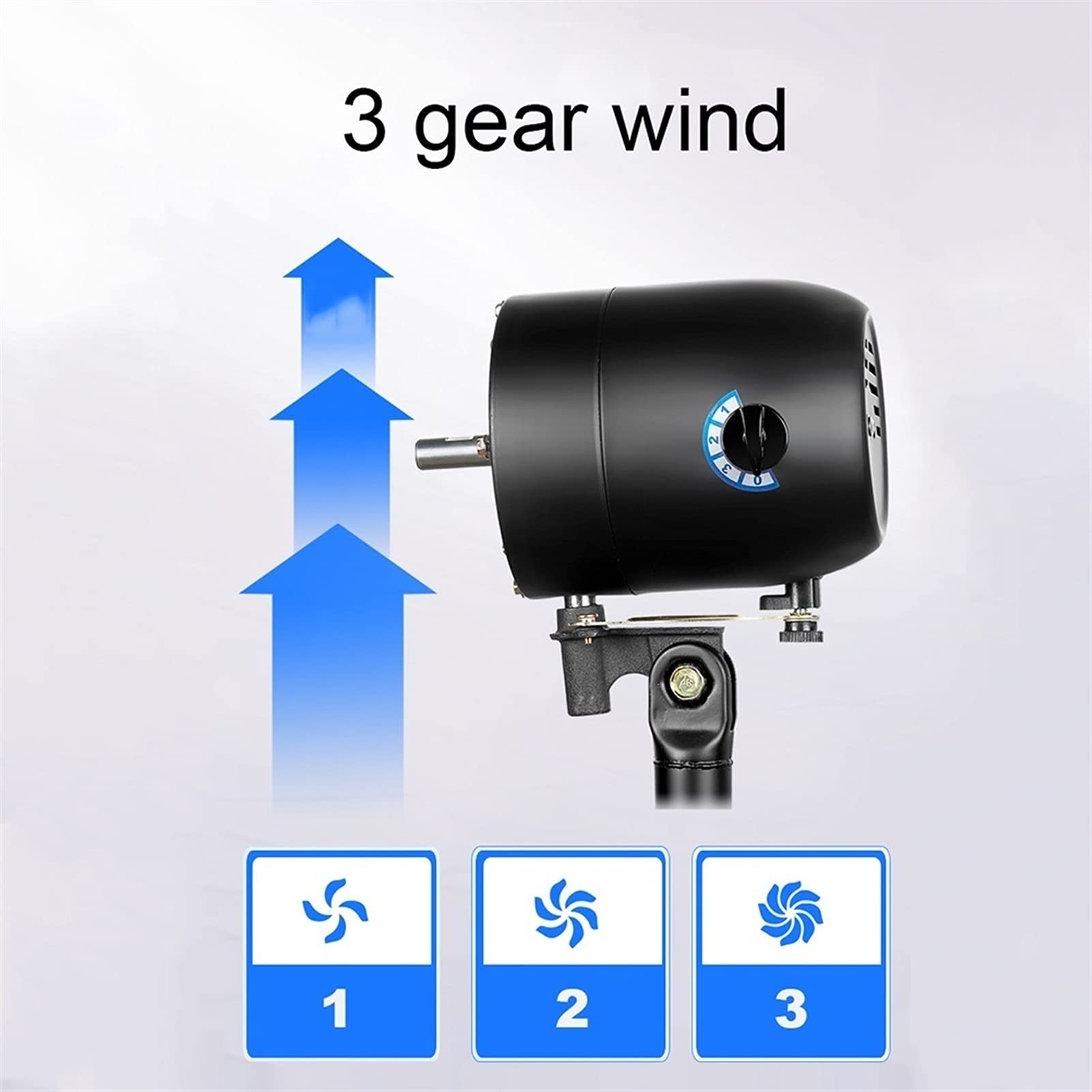 YSJX 68cm Industrial Oscillating Wall Fan - 3 Speed Adjustable Metal Wall Mount Fan for Greenhouse, Supermarket, Factory, Garage & Home Use - Powerful Cooling for Hot Summer Days (Black)