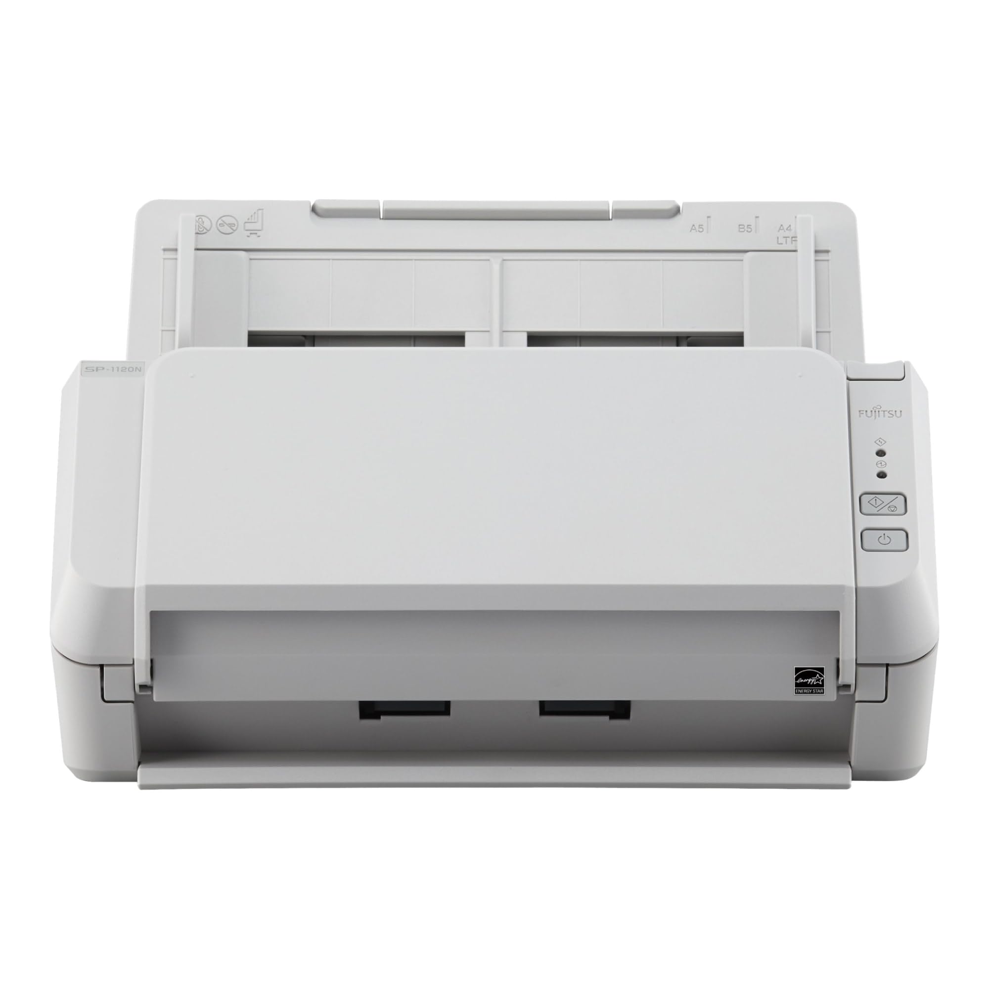 Fujitsu SP-1120N Duplex High-Speed Document Scanner - White | Fast Double-Sided Scanning for Office, Home & Business Use | Perfect for PDFs, Receipts & Archiving