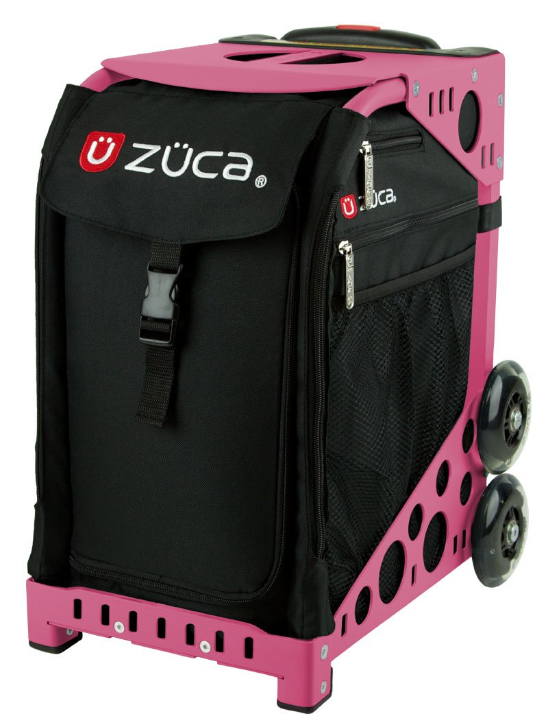 Zuca Obsidian Backpack with Pink Frame - Durable & Stylish Travel Bag for School, Gym, and Outdoor Adventures