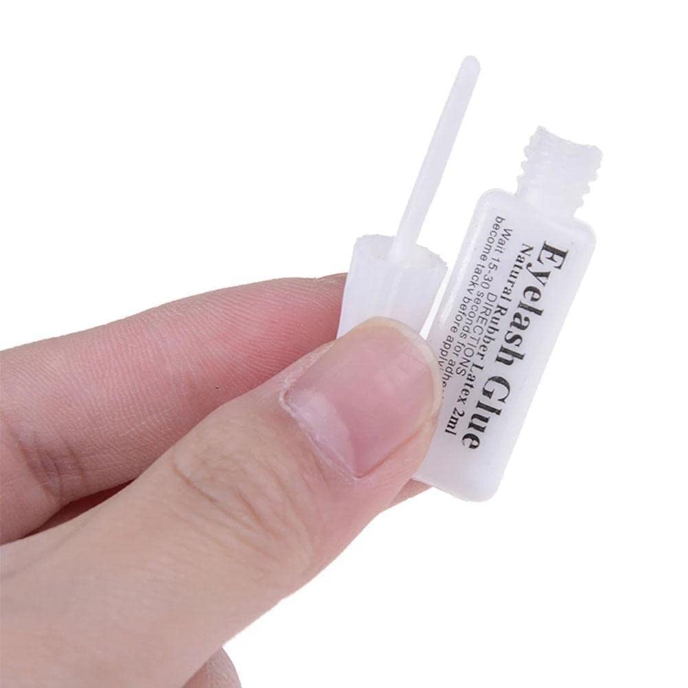 Professional Waterproof False Eyelash Glue - Latex Free, Strong Hold Adhesive for Strip Lashes | Perfect for Daily Makeup, Special Occasions & Sensitive Eyes