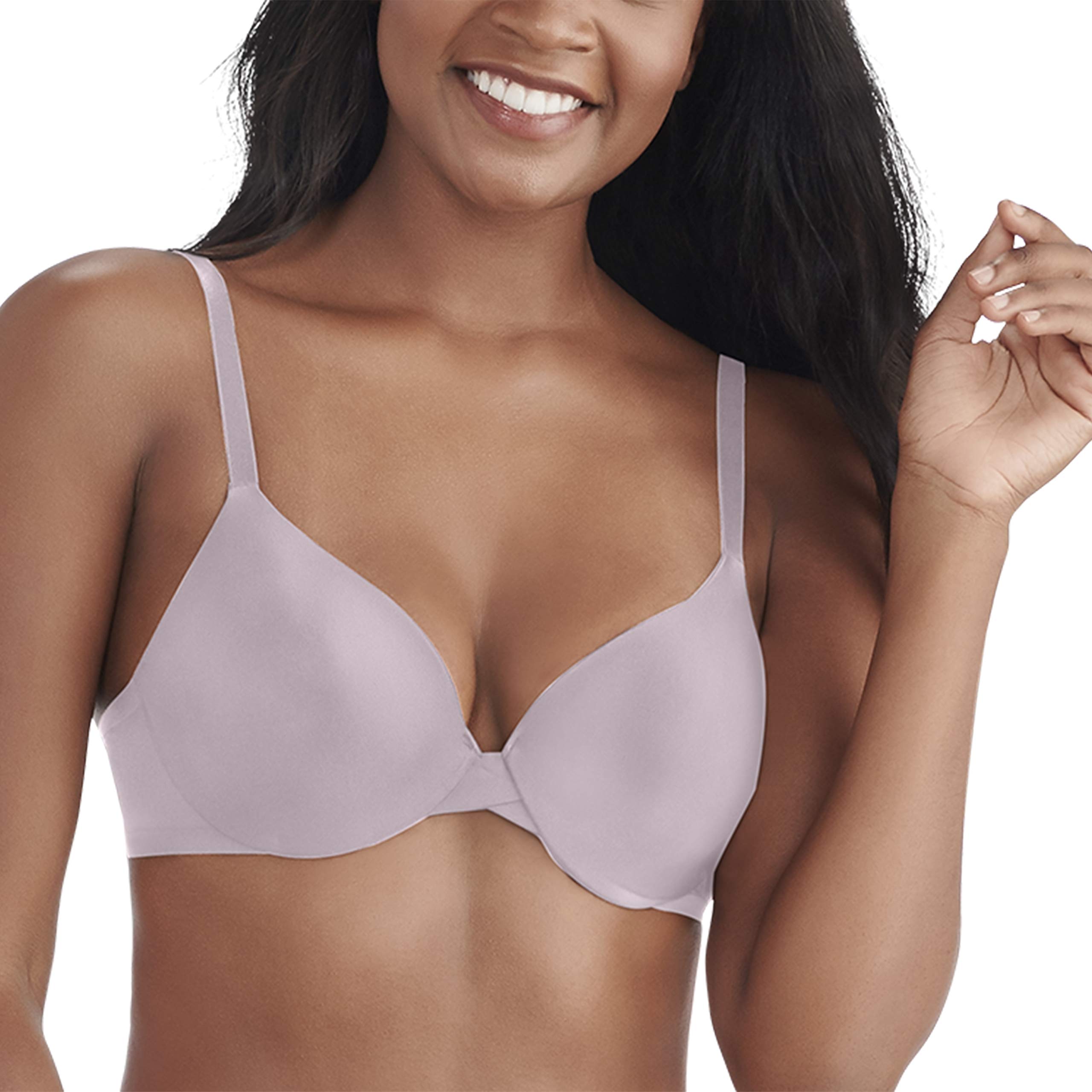 Vanity Fair Women's Nearly Invisible Full Coverage Underwire Bra 75201 - Comfortable Everyday Wear for Work & Casual Outfits