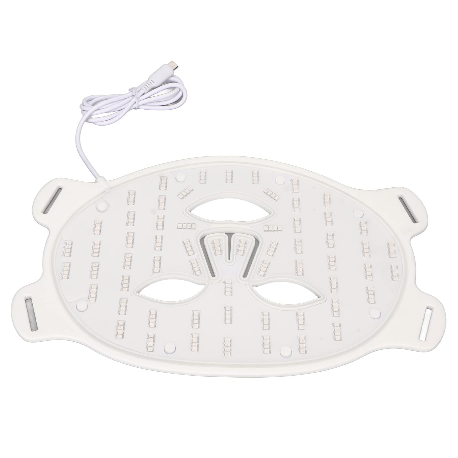 240 LED Light Therapy Face Mask - USB Rechargeable Red & Blue Light Skin Care Device for Acne & Anti-Aging - Perfect for Home Spa & Beauty Routine
