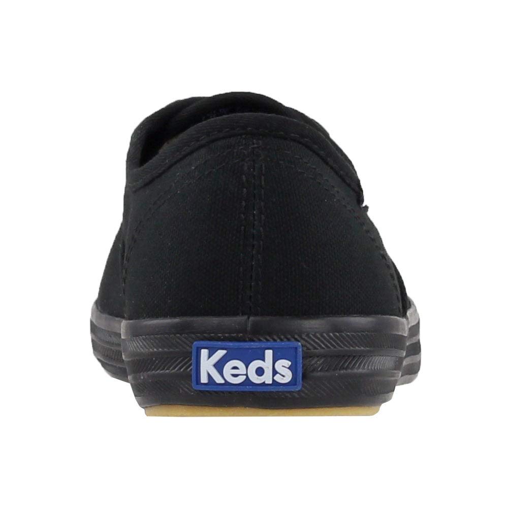 Keds Women's Champion Originals Lace-Up Sneakers - Comfortable Casual Shoes for Everyday Wear - Black - Size 5 B - Perfect for Walking, Work & Weekend Outfits