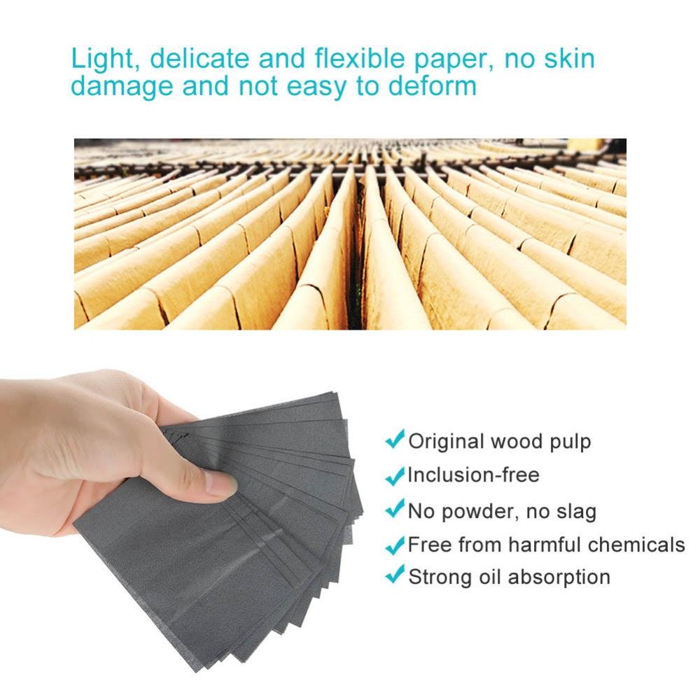 Oil Absorbing Tissues for Men - 80Pcs Oil Control Blotting Papers, Face Oil Absorber Sheets for Shine-Free Skin | Perfect for Gym, Travel & Daily Skincare Routine