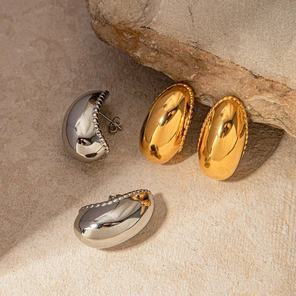 Phoebe Gold Earrings for Women - Elegant Dangle Hoop Earrings for Party, Wedding & Everyday Wear