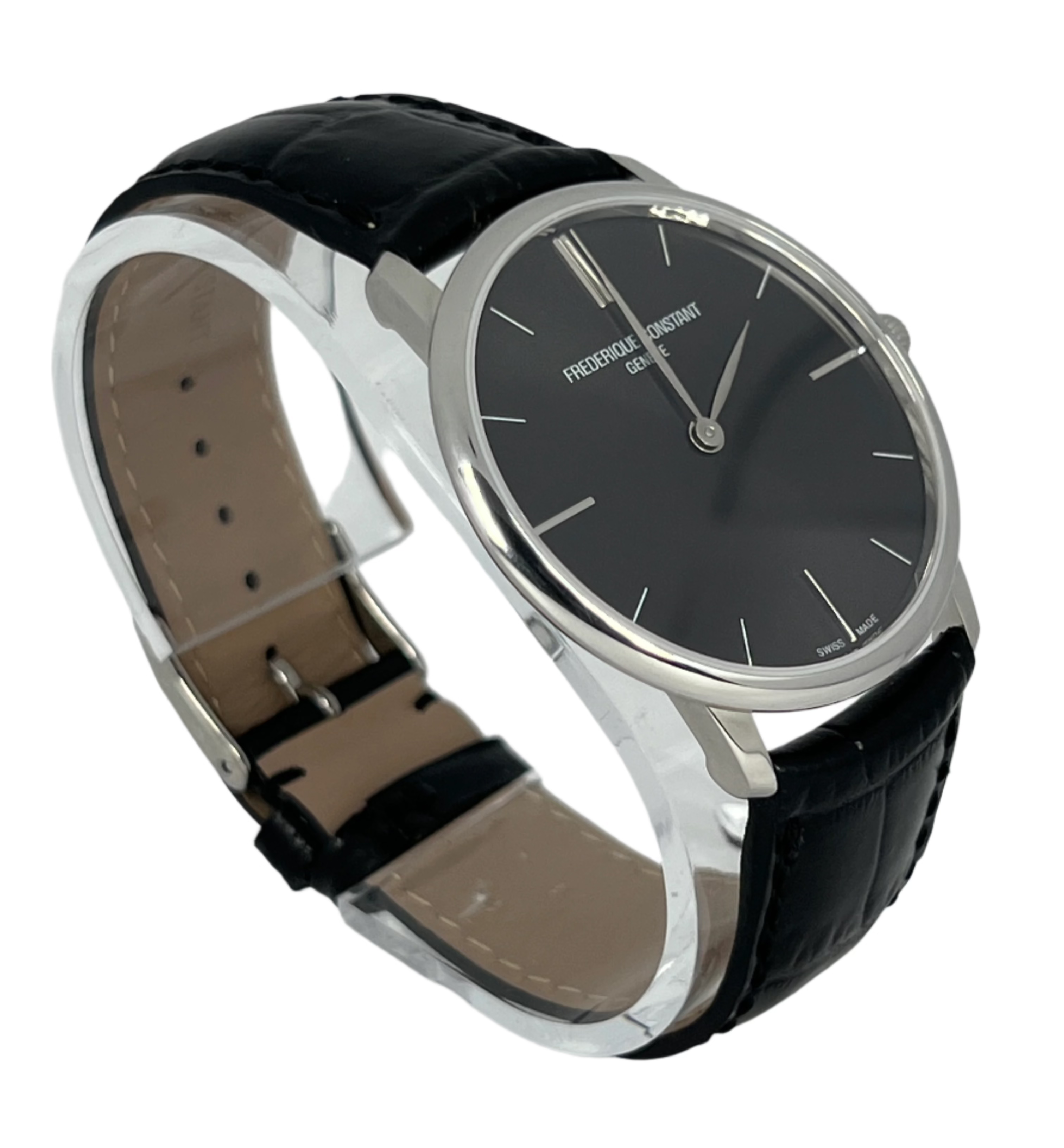 Frederique Constant Slimline Stainless Steel Men's Watch - Luxury Automatic Dress Watch for Business & Formal Occasions