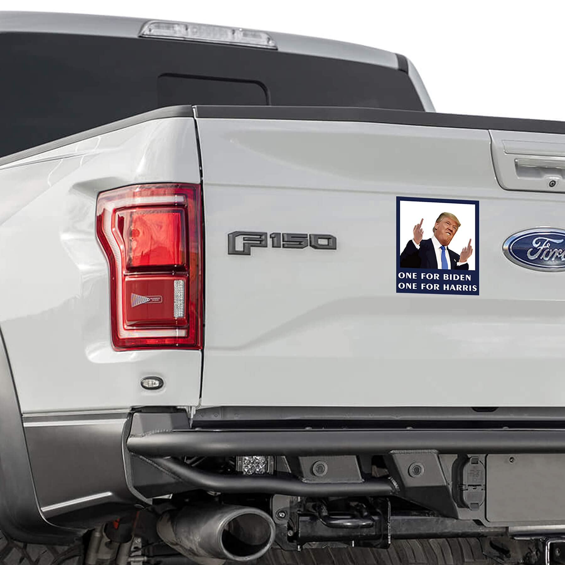 Trump Stickers and Decals (2 Pack) - Funny Trump 2024 Vinyl Bumper Stickers for Cars, Trucks, Windows, Laptops - Patriotic Gift for Trump Supporters - Perfect for Political Rallies, Car Decor & Office Pranks
