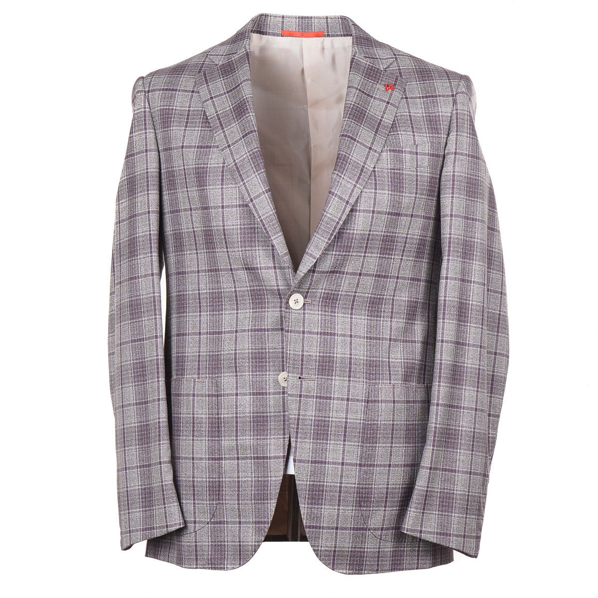 Isaia Trim Fit 140s Wool Sport Coat for Men | Premium Italian Tailored Blazer | Business, Wedding & Formal Occasions