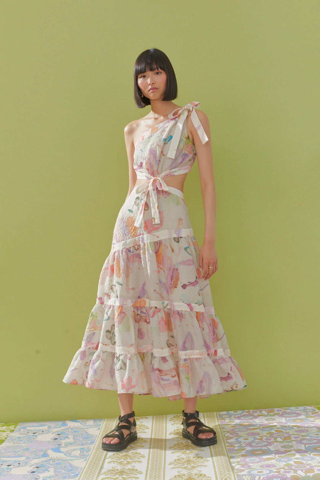 Annie One Shoulder Dress for Women - Elegant & Flattering Party, Evening, and Special Occasion Outfit