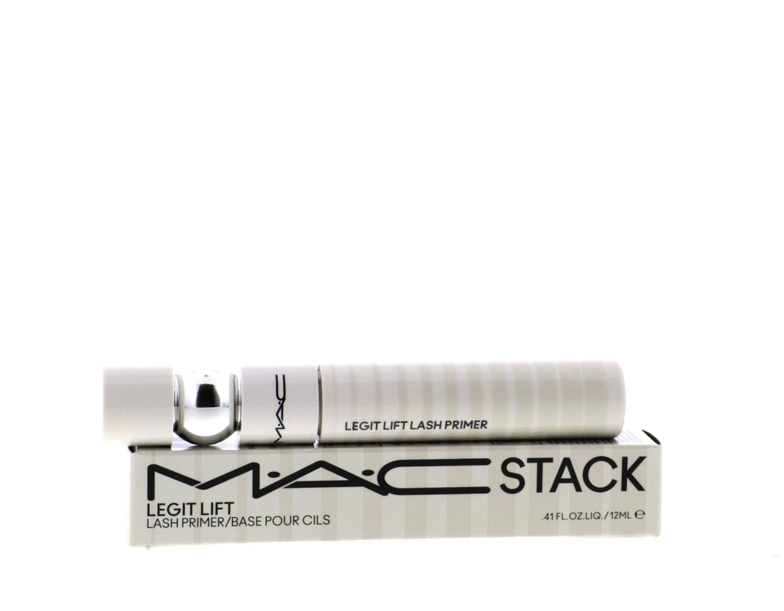 MAC M.A.C Stack Legit Lift Lash Primer - 0.41 fl oz / 12ml - White - Lengthening & Volumizing Mascara Base for Bold Lashes | Perfect for Day & Night Makeup Looks