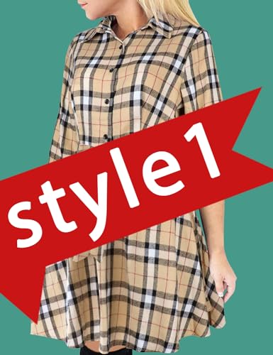 Apricot Black Plaid