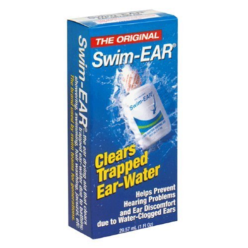 Swim-Ear Ear Drying Drops for Swimmers - 1 fl oz (Pack of 3) | Fast Water Removal After Swimming, Showering & Water Sports | Prevent Swimmer's Ear & Ear Infections
