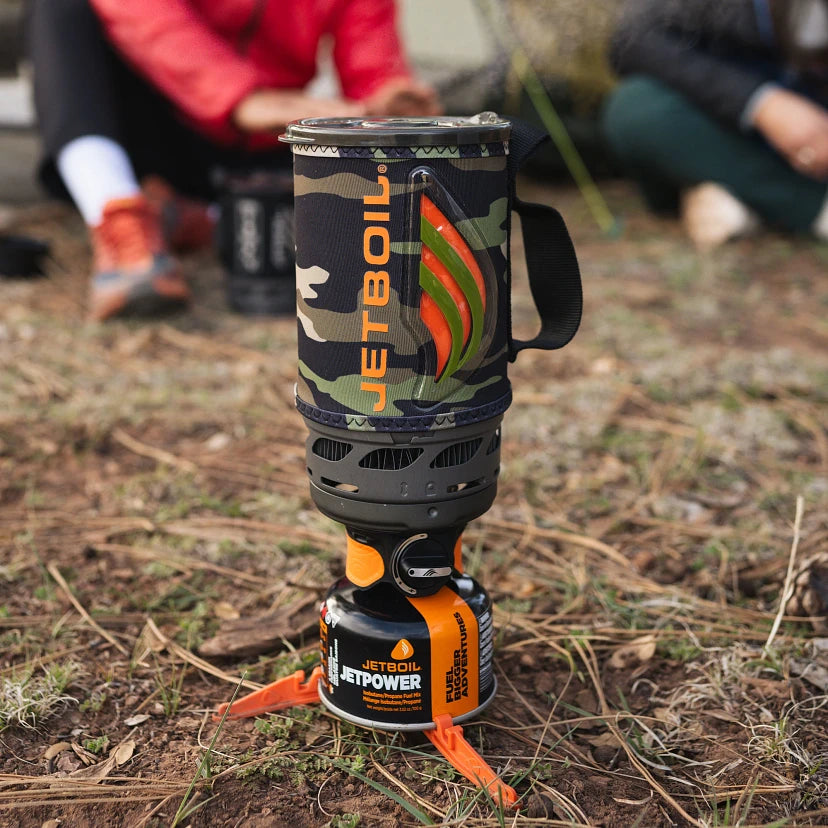 Jetboil Flash 1.0L Camping Stove System - Compact, Fast Boiling Backpacking Stove for Outdoor Adventures (Dark Camo) - Perfect for Hiking, Backpacking & Emergency Preparedness