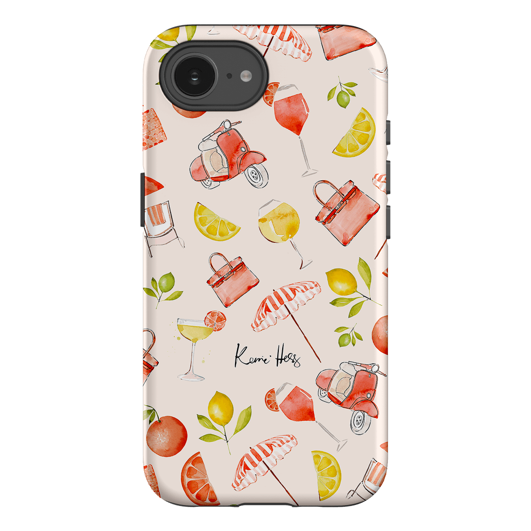 Stylish Positano Phone Case - Durable & Slim Protective Cover for iPhone & Samsung - Perfect for Travel, Work & Everyday Use