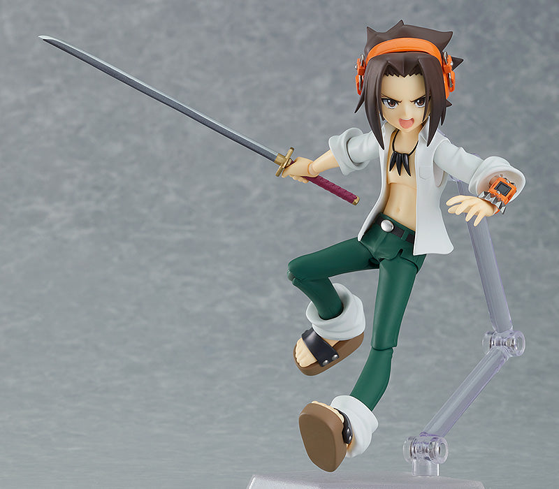 Figma #537 Yoh Asakura Shaman King Action Figure - Anime Collectible Model for Display & Cosplay - Perfect for Fans, Gift Giving & Home Decor