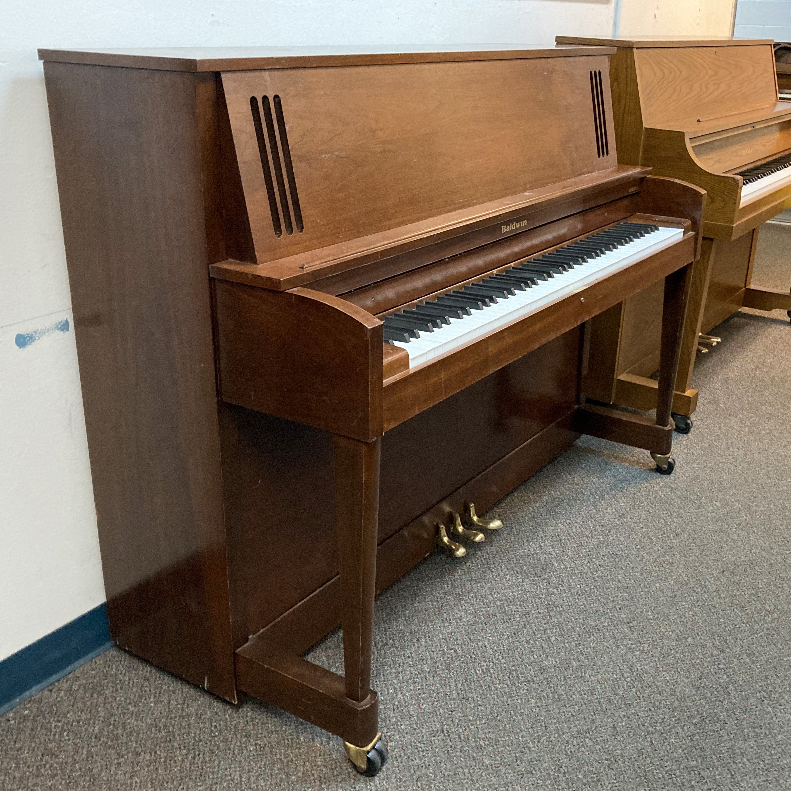 Baldwin 243 Walnut Studio Piano - Premium Upright Piano for Home & Studio Use | Perfect for Beginners, Professionals & Music Lovers
