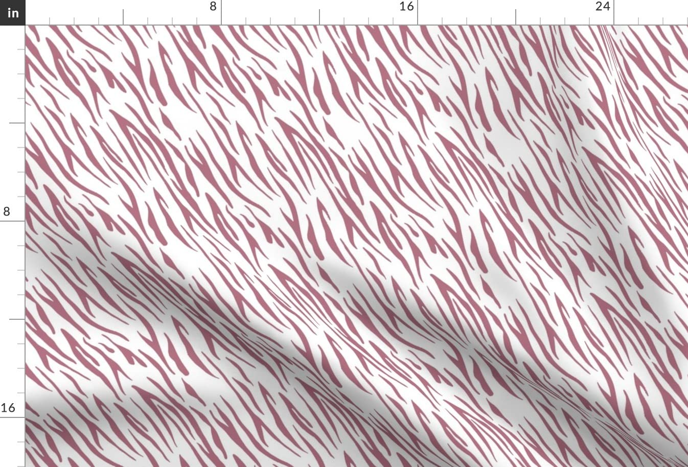 Tiger Stripes Dark Mauve Woodland Animals Nursery Fabric - Safari Zoo Printed Upholstery Velvet by The Yard for Home Decor, Furniture & Apparel | Perfect for Nursery Curtains, Throw Pillows & DIY Crafts