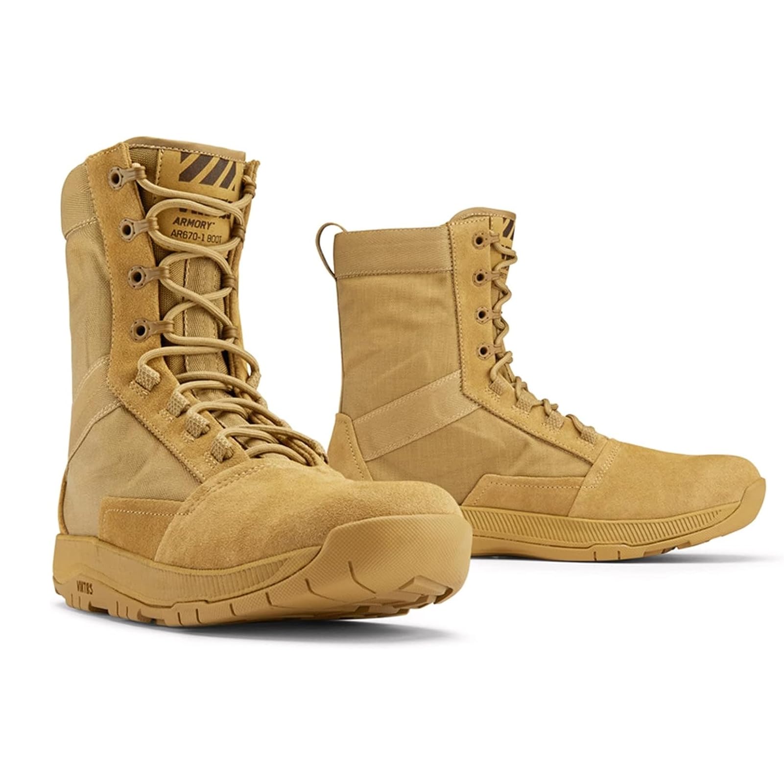 VIKTOS Men's Tactical Combat Boots - Lightweight, Durable & Water-Resistant with High Traction Slip-Resistant Sole | Perfect for Military, Hiking, Outdoor Adventures & Work Safety