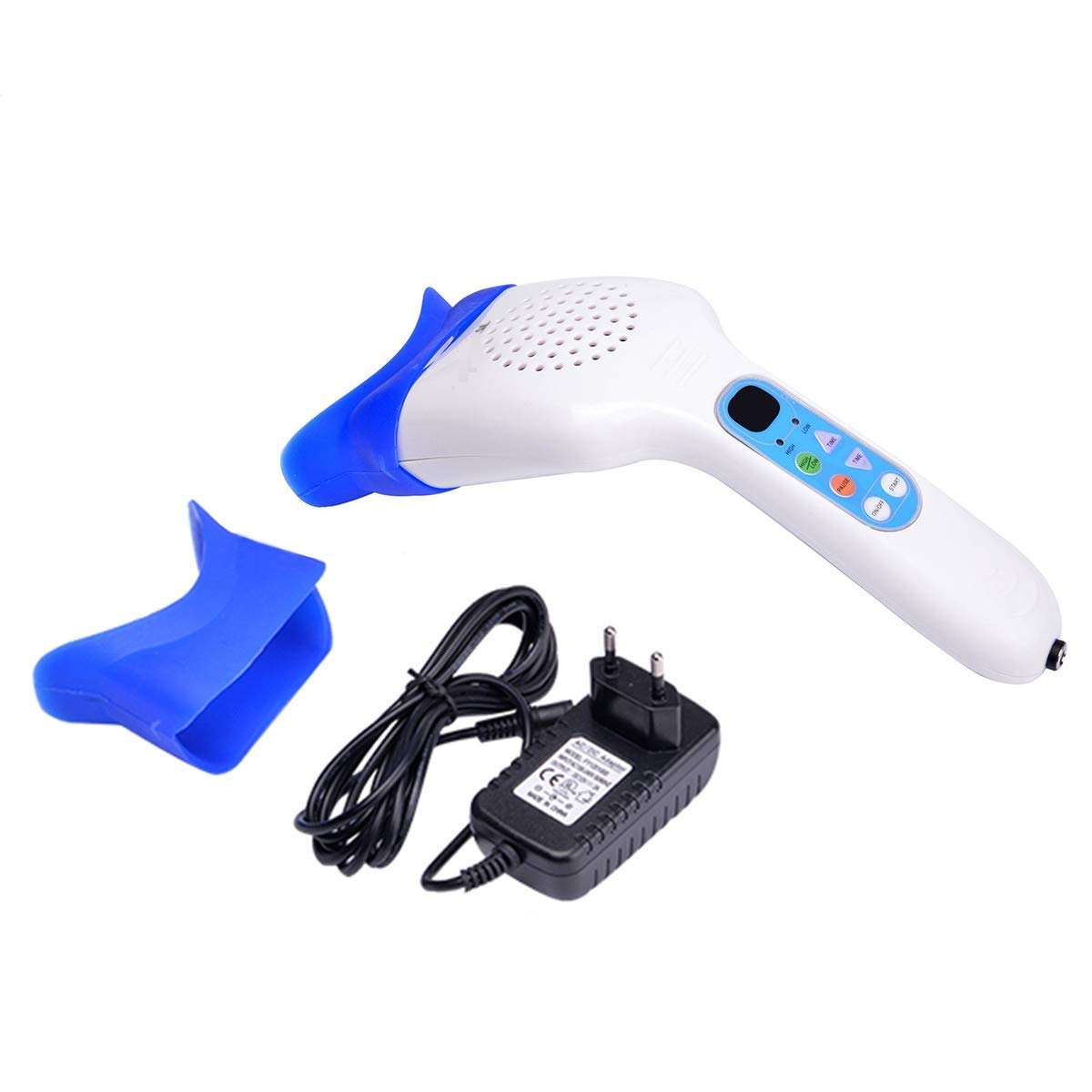 Nski Professional LED Teeth Whitening Light Accelerator Kit - 6000mw/cm² Powerful Bleaching Lamp for Teeth Whitening at Home - Fast & Effective Dental Care - US Stock (Model: YS-TW-A) - Perfect for Home Use, Travel, and Professional Dental Care