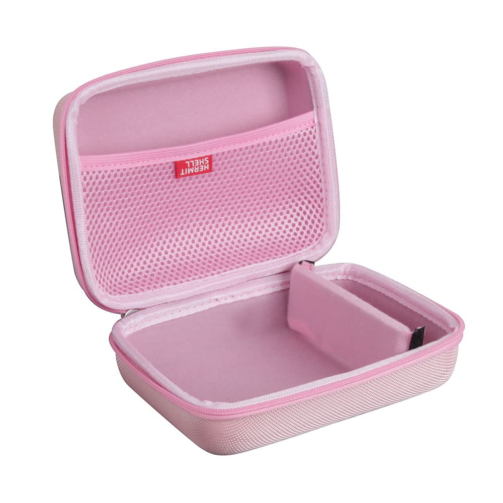 Hermitshell Durable Hard Travel Case for Phomemo M200 Label Printer (Pink) - Protective Storage for Home, Office & On-the-Go Label Printing