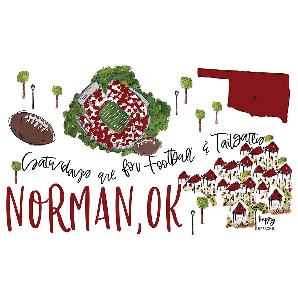 40oz Saturdays in Norman Mega Mug - Large Insulated Coffee Cup for Home, Office & Travel - Perfect for Hot & Cold Beverages