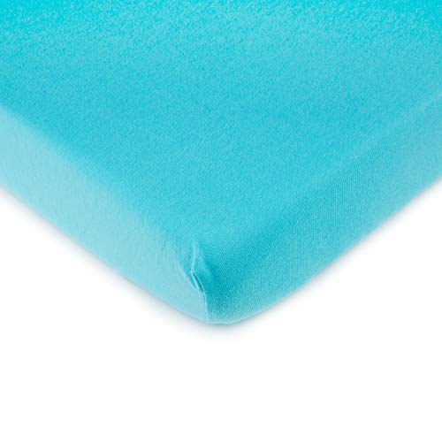 Solid Aqua Jersey Knit
