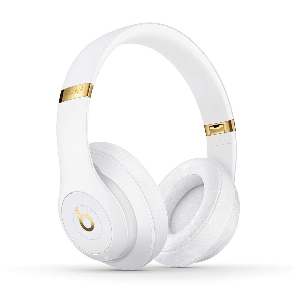 Beats Studio3 Wireless Noise Cancelling Over-Ear Headphones - White (Renewed 2020 Model) | Perfect for Travel, Workouts & Music Lovers | MX3Y2LL/A