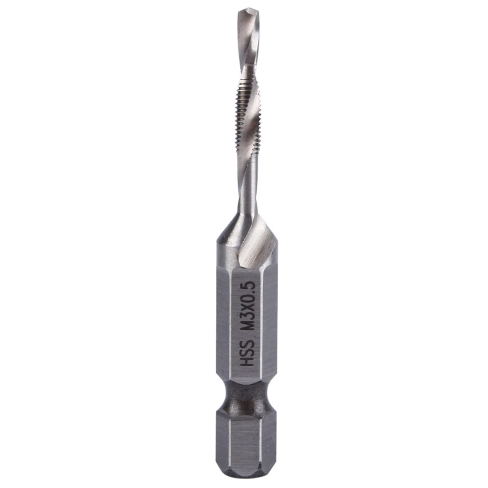 HSS Metric Drill and Tap Set 6pcs (M3-M10) - High Speed Steel Screw Taps, Countersink & Deburr Bits for Power Tools | Perfect for Metalworking, Woodworking, and DIY Home Improvement Projects
