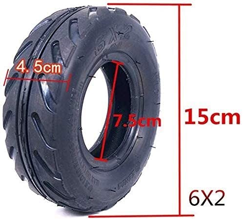 **6x2 Thickened Electric Scooter Tires - Non-Slip, Wear-Resistant Inner & Outer Tires for F0 Electric Scooter Replacement | Perfect for Commuting & Urban Travel**