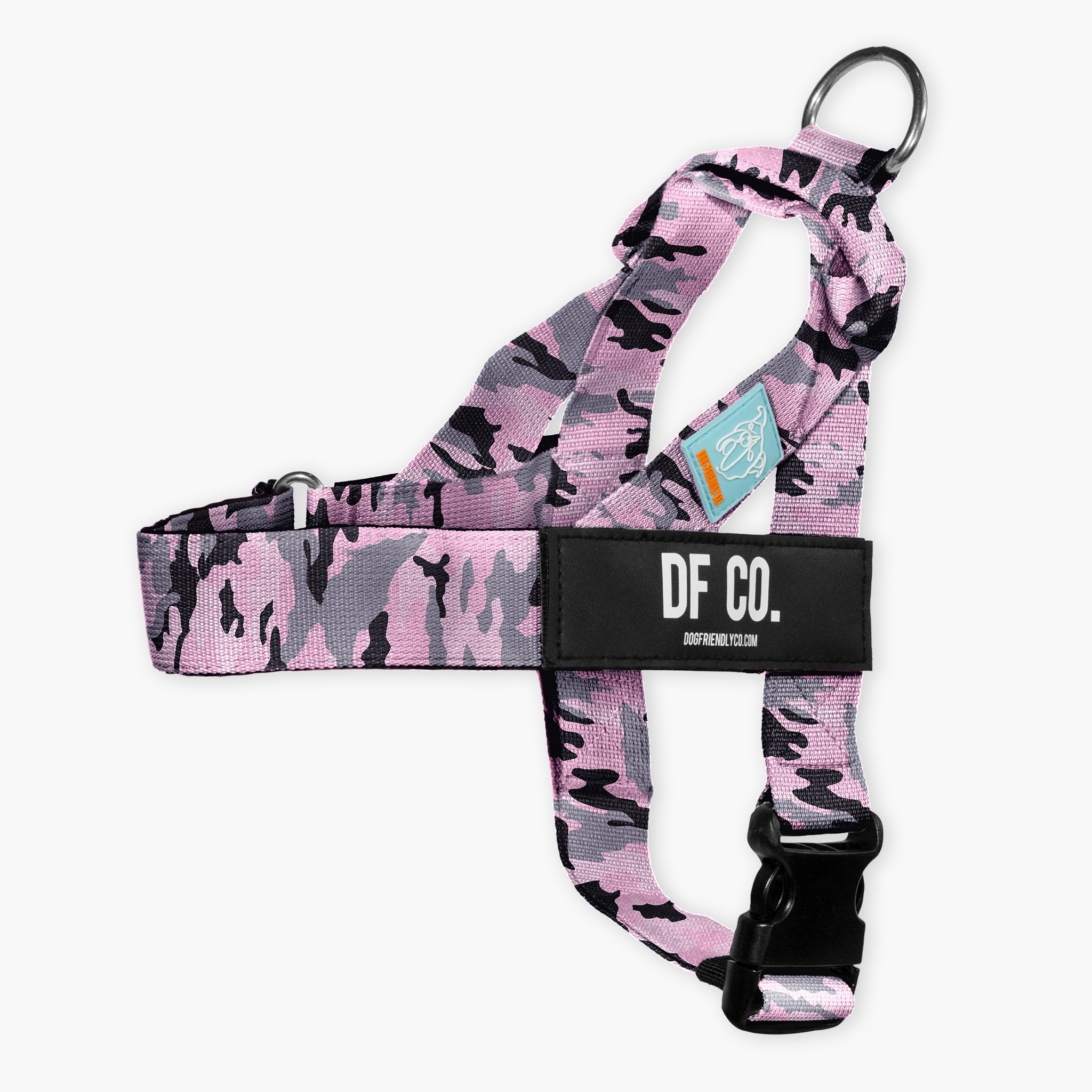 Pink Camo Dog Harness - Adjustable & Breathable Pet Vest for Small Medium Large Dogs - Perfect for Walking, Hiking & Outdoor Adventures