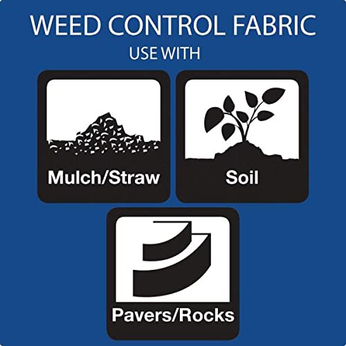 Dewitt Weed Barrier Pro Landscape Fabric - 3ft x 100ft Brown Heavy Duty Weed Control Fabric (2 Pack) | Premium Garden Ground Cover for Flower Beds, Vegetable Gardens & Landscaping Projects