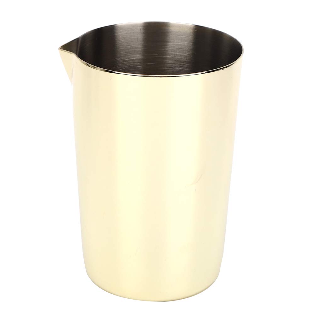 Premium Stainless Steel Cocktail Mixing Cups 500ml - Bartender Tools for Wine Stirring & Drink Mixing - Ideal for Home Bars, Parties & Professional Use (Golden)