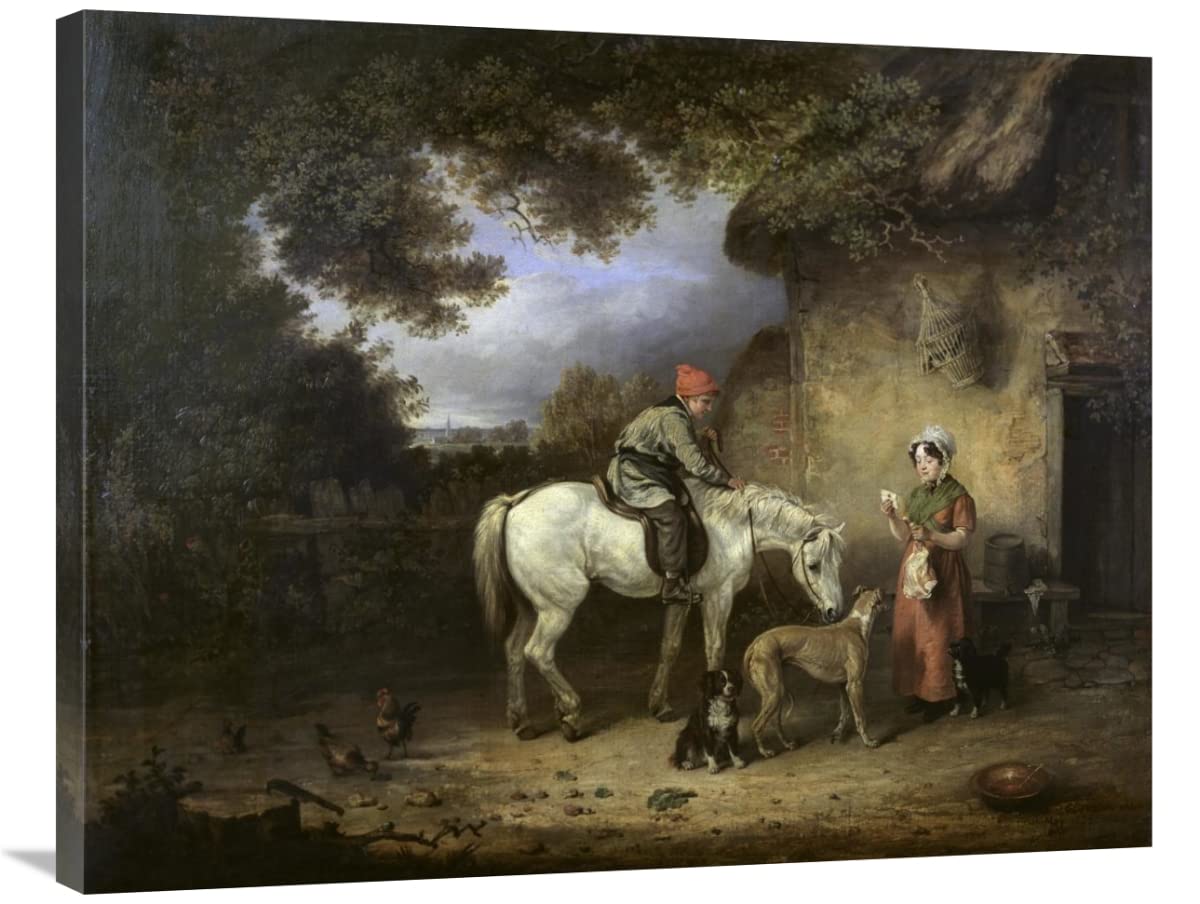36 Inch Vintage Post Boy Art Print by Edmund Bristow - Classic British Painting Reproduction - Perfect for Home Decor, Office Wall Art & Gift Giving