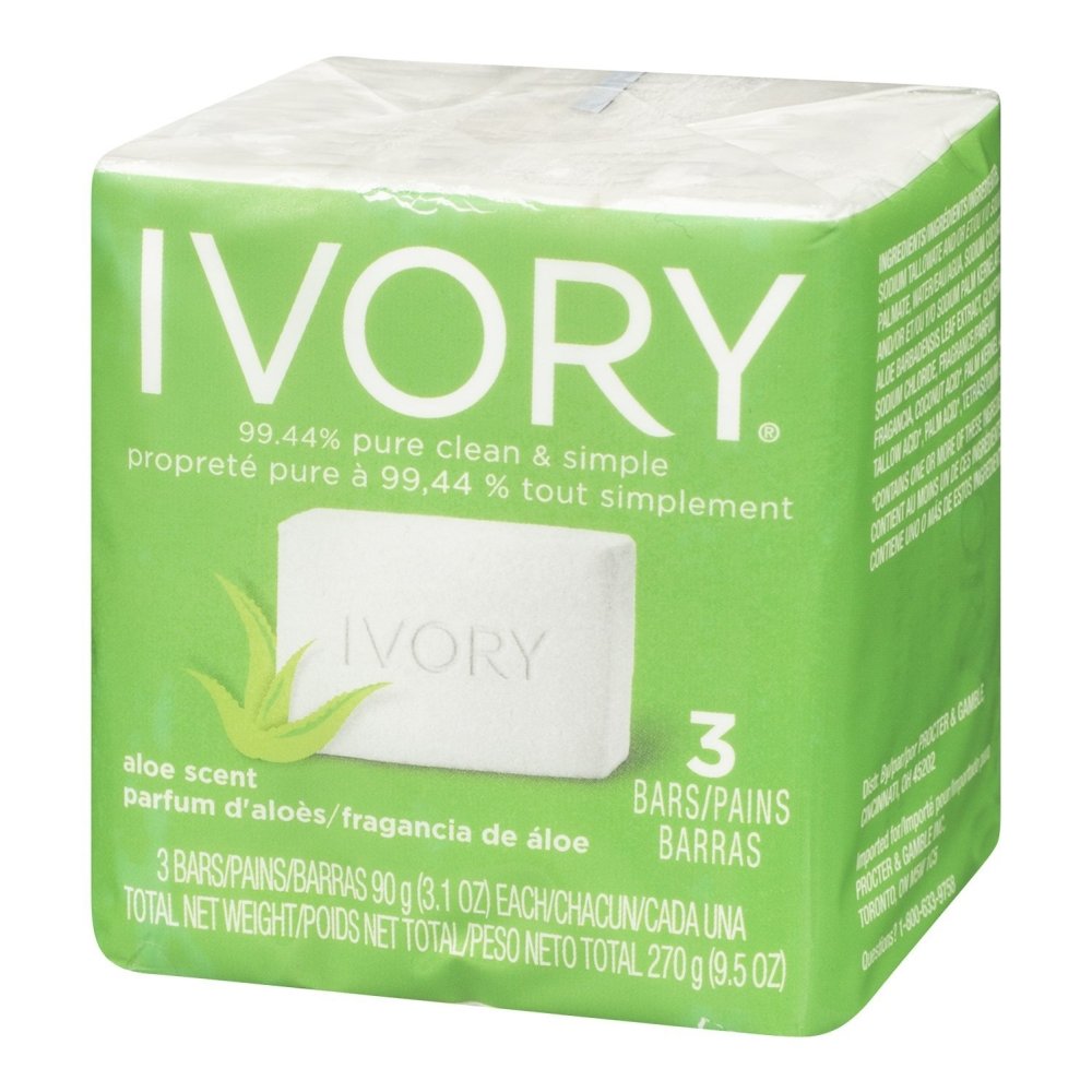 Natural Ivory Bar Soap for Sensitive Skin - Organic Moisturizing Hand & Body Soap - Perfect for Daily Cleansing, Travel & Eco-Friendly Bathroom Essentials