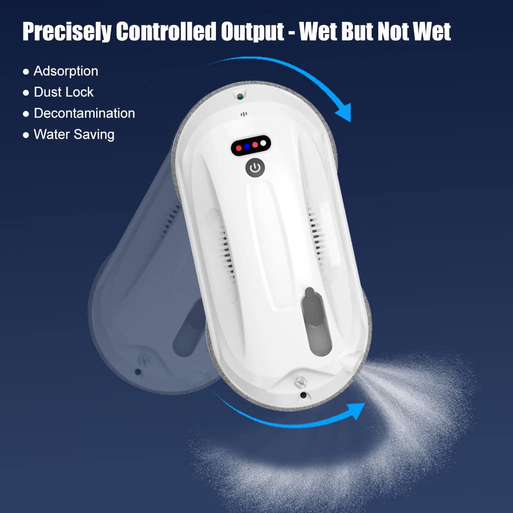 Smart Window Cleaning Robot - Automatic Glass Cleaner for Indoor & Outdoor Use - High-Rise Building Window Vacuum - Perfect for Homes, Offices, and Skyscrapers