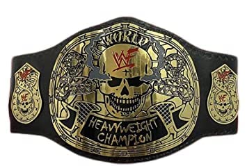 Smoking Skull Championship Wrestling Belt - Authentic Adult Size Replica Title for WWE Fans & Collectors | Perfect for Cosplay, Halloween Costumes & Wrestling Events