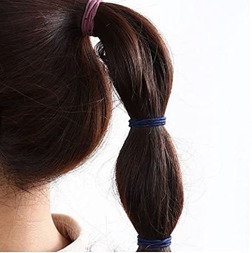 100 Pcs Hair Scrunchies for Women - Soft Elastic Hair Bands, Headbands & Hair Ties - Perfect for Ponytails, Workouts, School & Party Hair Accessories