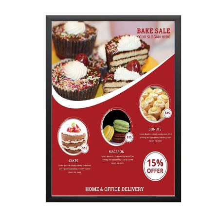 30x36 SwingSnaps Poster Snap Frames - 1.25