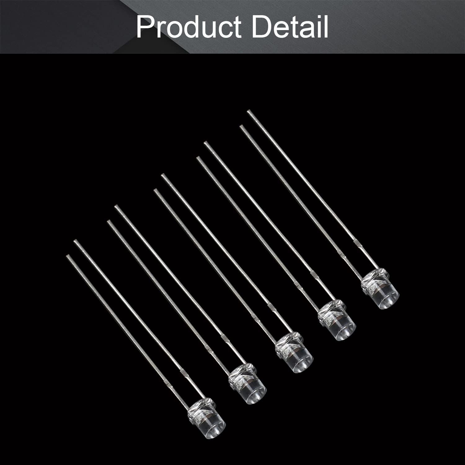 Othmro 50Pcs 3mm Pink LED Diodes Bulbs - Small Bright LED Lights for DIY Electronics, Christmas Decorations, Holiday Lighting Projects and Craft Making