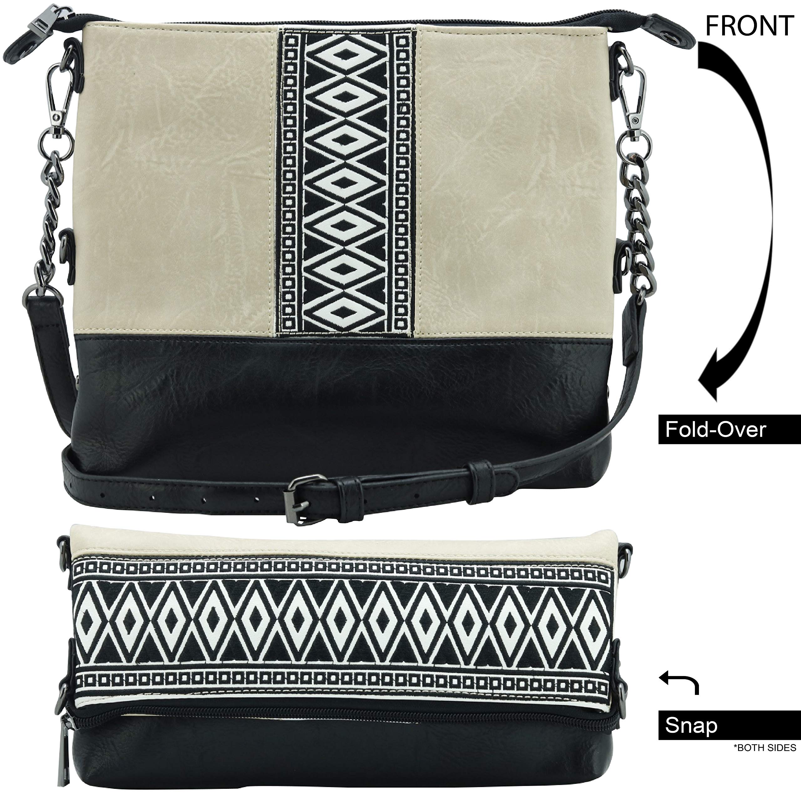 K&Bo Women's Lightweight Soft Leather Crossbody Bag - Stylish Travel Purse for Everyday Use, Work, and Shopping