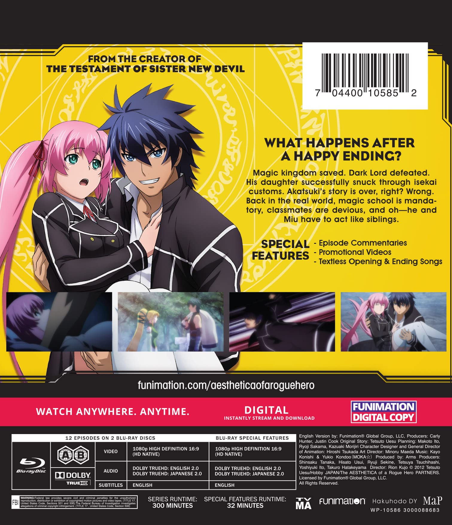Aesthetica of a Rogue Hero - Complete Series Blu-ray Set | Anime Action Adventure Collection | Perfect for Binge-Watching & Anime Lovers