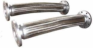 3 X 18 1/2 Inch 300# Stainless Steel Flange Hose - Pressure Tested & Tagged (Flange X Female) - Ideal for Industrial Piping, Hydraulic Systems & Marine Applications
