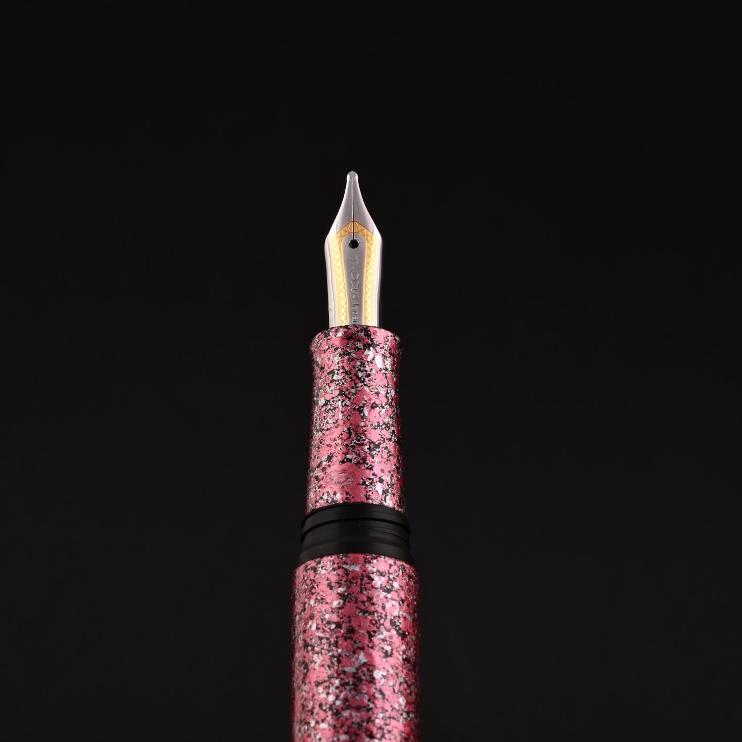 Premium Taccia Granite Stone Fountain Pen - Elegant Red CT Design for Writing Enthusiasts | Perfect for Office, Home, and Gift Giving