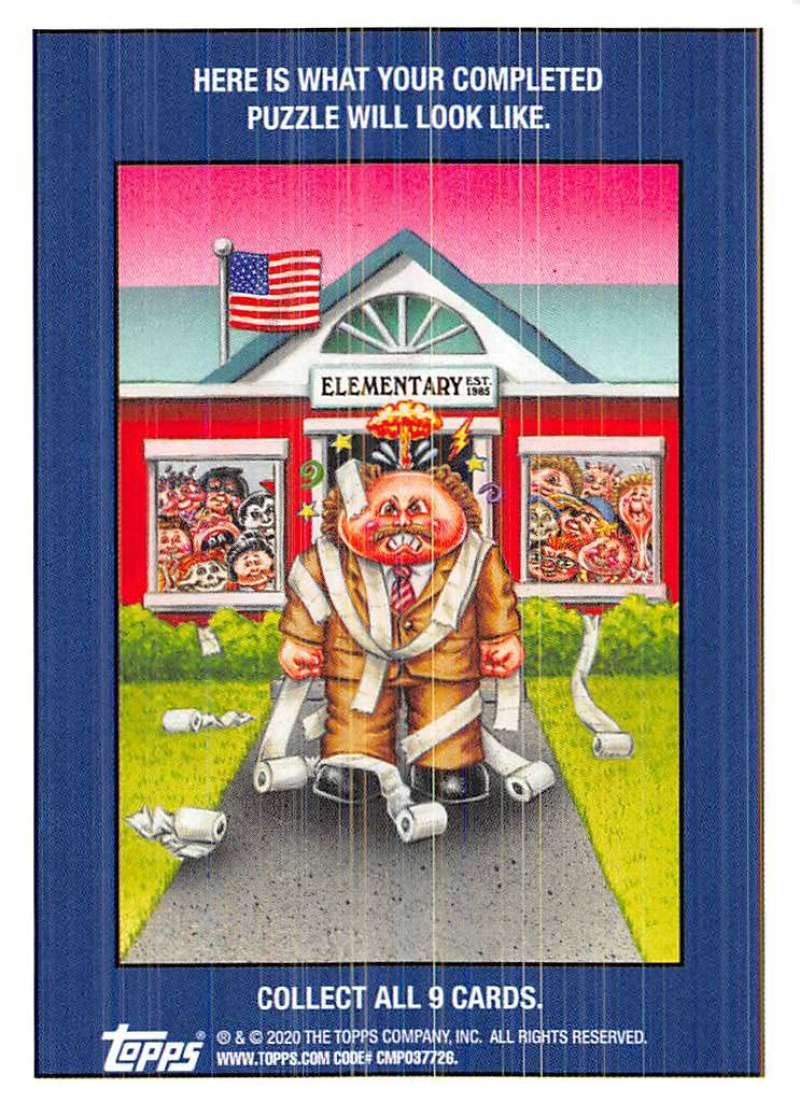 2020 Garbage Pail Kids Late to School #60A CAL CULATOR Trading Card - Rare Collectible for Trading Card Enthusiasts - Perfect for Collectors, Gifts, and Game Nights